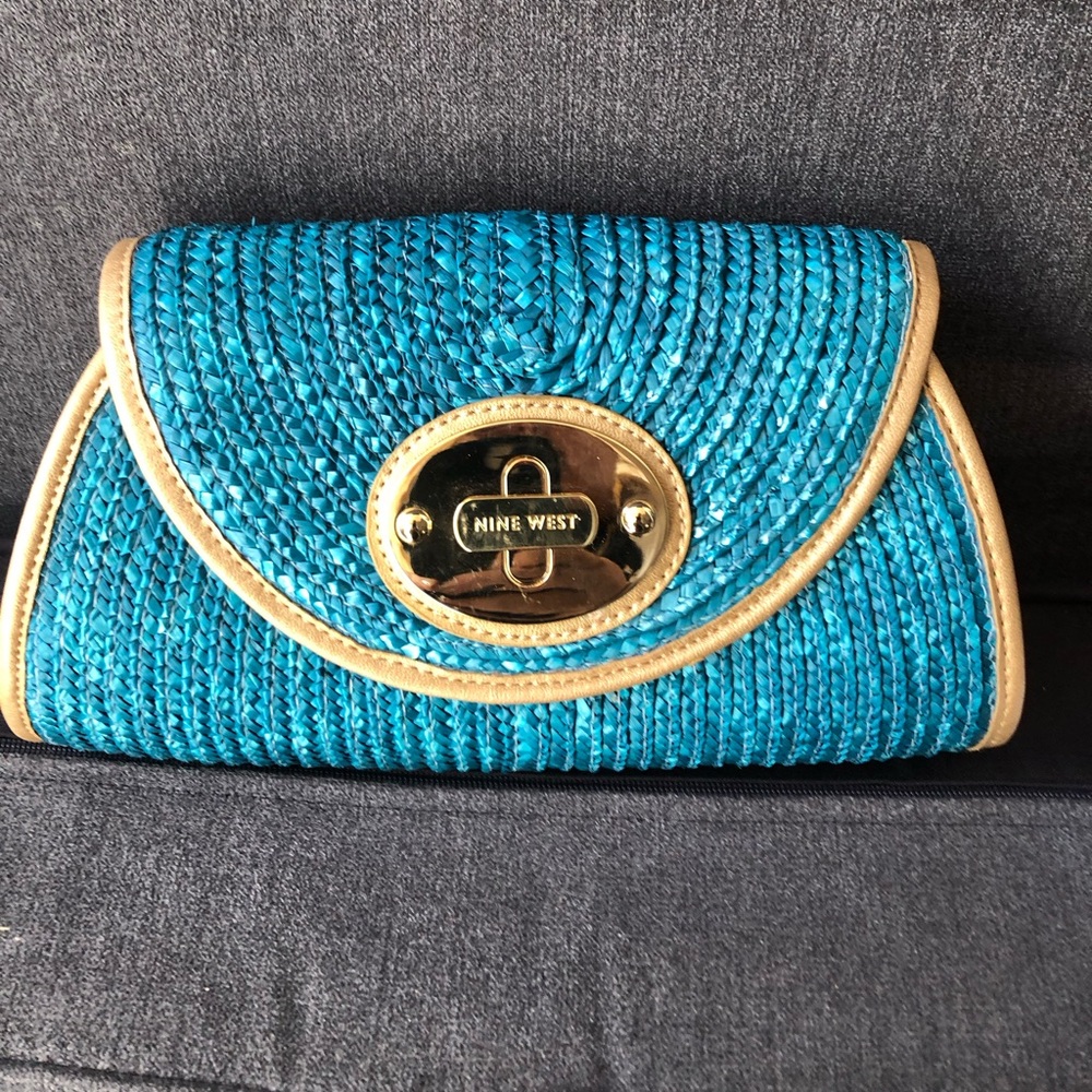 Nine West straw shoulder bag